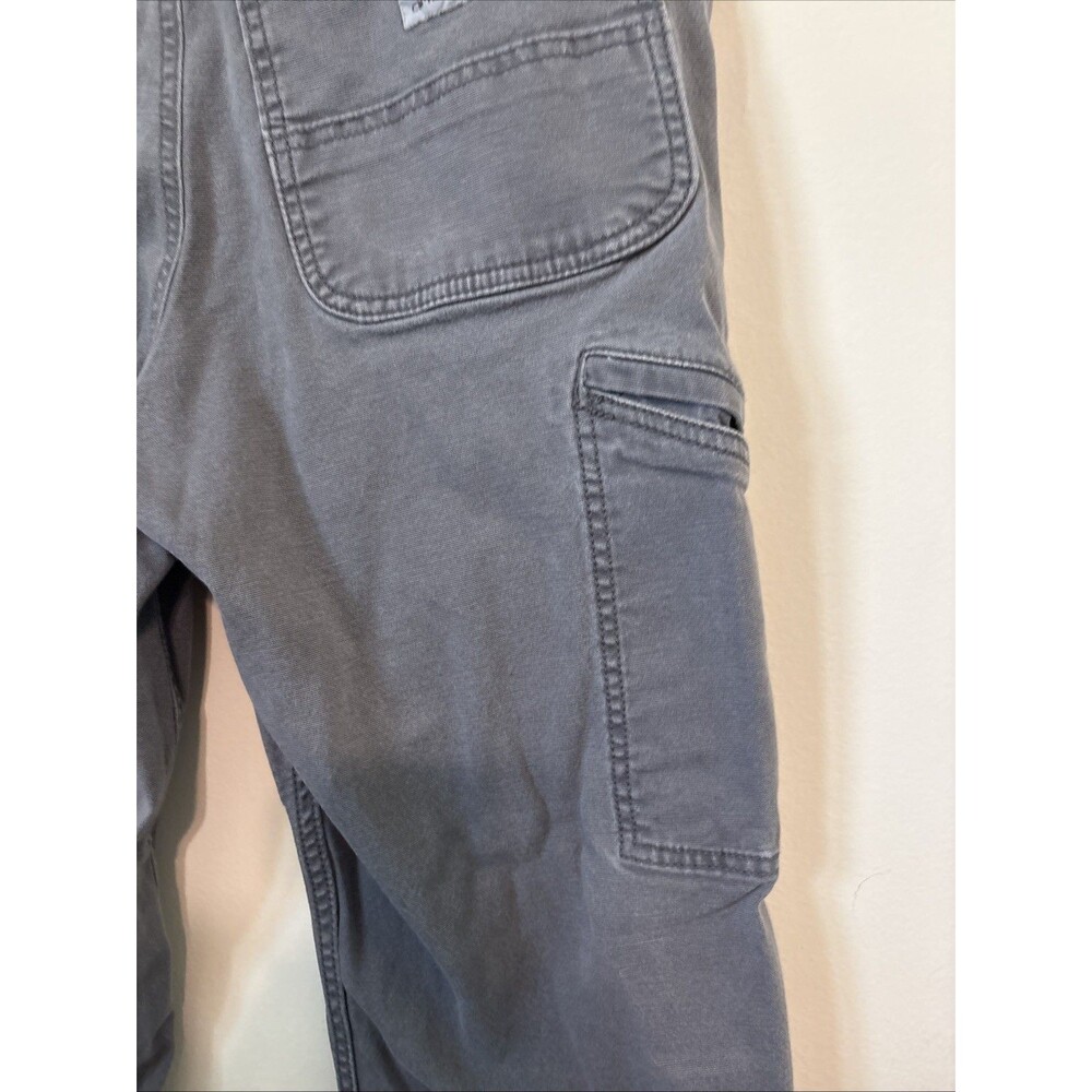 Carhartt Men’s Gray Work Pant 33x32 Pockets Relaxed Fit - Picture 8 of 11